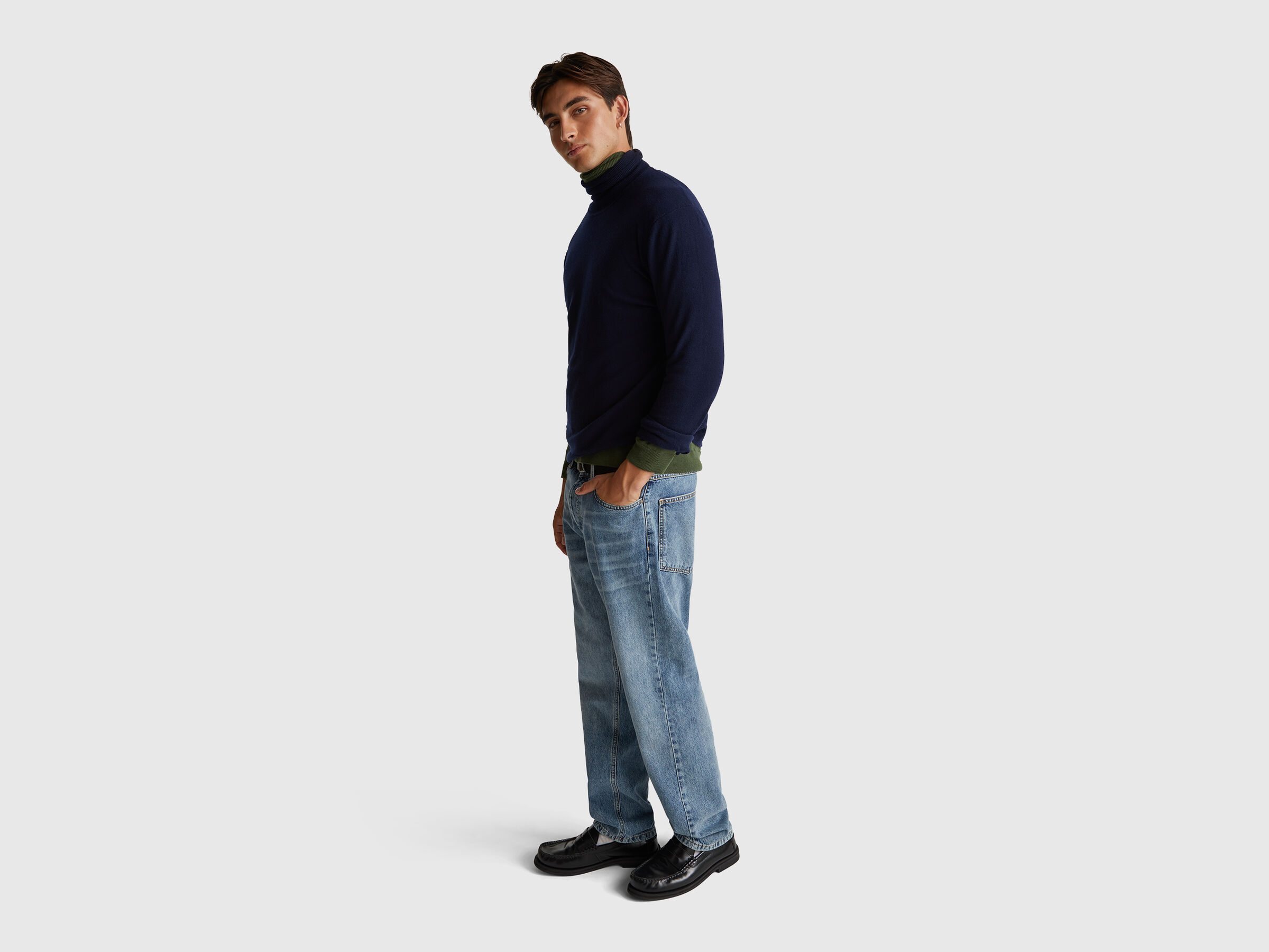 TURTLE NECK SWEATER Men image number 3